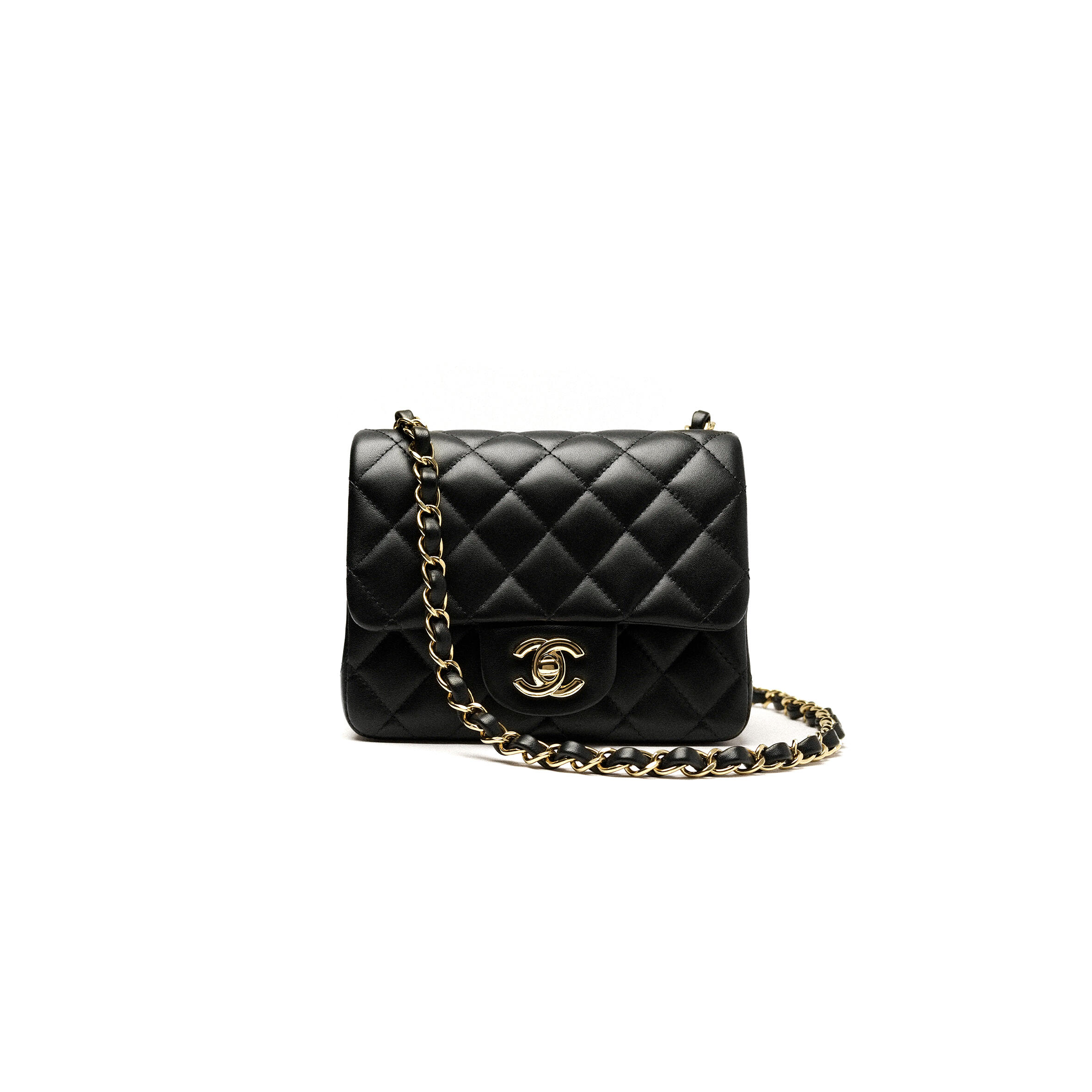 CHANEL MINI FLAP BAG HANDBAG A35200 Y04059 94305 (17*13.5*8cm)